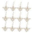 thumbnail image 4 of 30 Pcs Wooden Bee Pendant Craft Supplies - Embellishments Decor Toy Child Khaki, 4 of 8