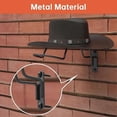 thumbnail image 4 of 2 PCS Wall Mounted Helmet Rack Helmet Holder Hook Multifunctionnal Metal Rack for Hats Mask Wall Mount Bracket, 4 of 5