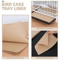 thumbnail image 4 of Minkissy Bird Cage Mats Brown Paper Stay Fresh 80 Sheets per Bag, 4 of 8