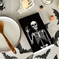 thumbnail image 6 of Sm:)e Spooky Skeleton Spider Bone Day of the Dead Kitchen Dish Towels Set of 2, 18x26 Inch, 6 of 6