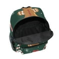 thumbnail image 6 of FORMRS School Backpack with Front Zippered Pocket 12" Student Travel Daypack, Green Christmas Gingerbread, 6 of 6