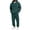 6# Dark Green, variant on Men Full Zip Hoodie Tracksuit Set Soft Thick Fleece Sweatsuit Matching Jogger Outfit 2026 Fall Winter Relaxed Set Royal Blue S