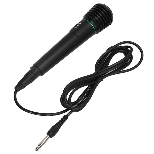 Micrófono dinámico de mano con cable e inalámbrico Micrófono de karaoke 2 en 1 para cantar en casa