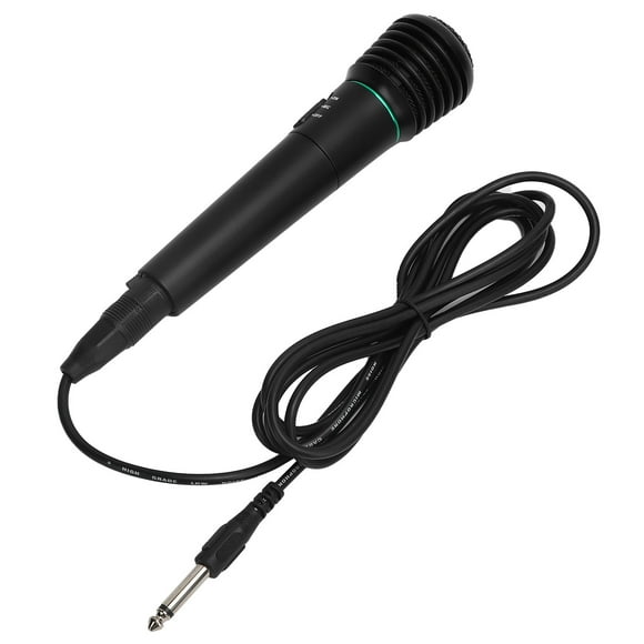 Micrófono dinámico de mano con cable e inalámbrico Micrófono de karaoke 2 en 1 para cantar en casa
