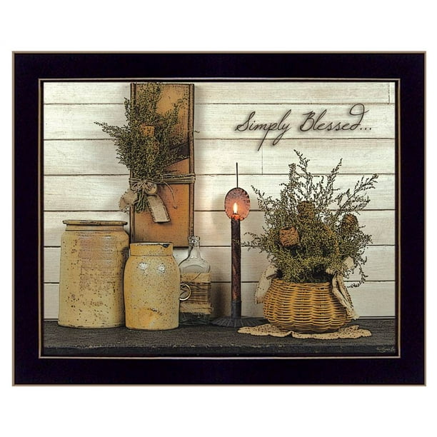 "Simply Blessed" Printed Wall Art