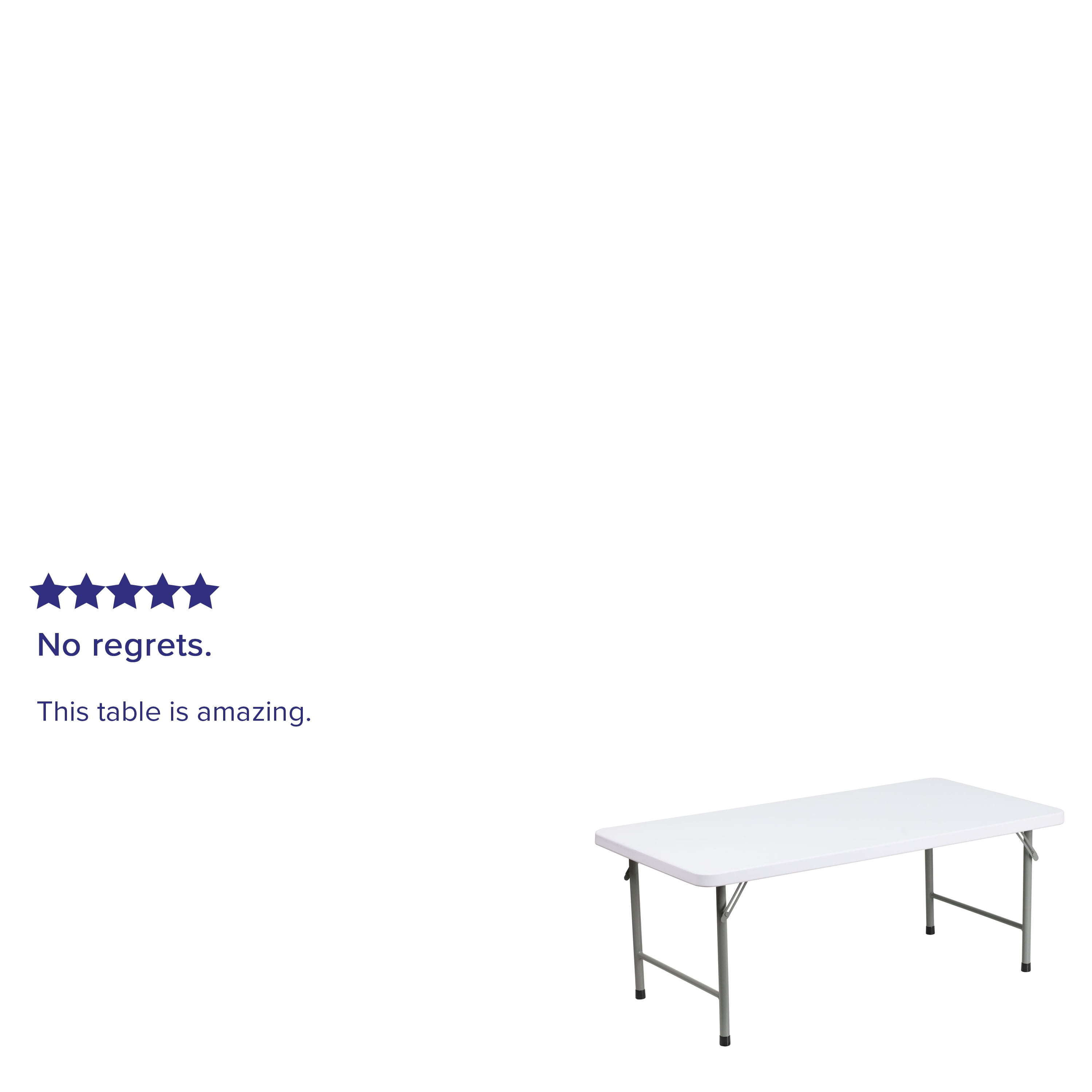 kids plastic folding table