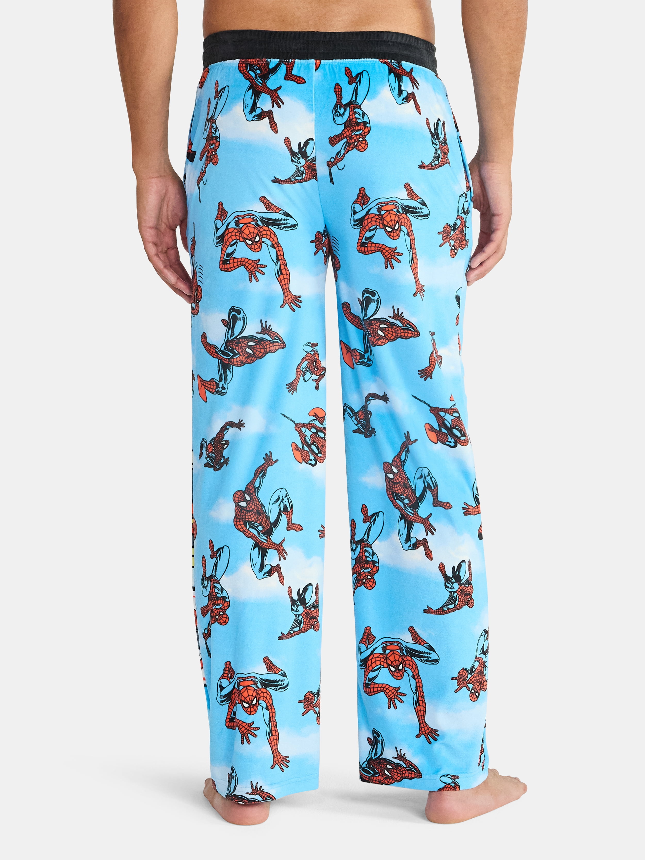 Spider-Man Men's and Big Men's Split Leg Graphic Pants, Sizes S-2XL