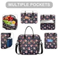 thumbnail image 2 of Pioneer Flower Floral Print Pattern Womens Lunch Box for Work,Insulated Large Lunch Bag,Leakproof Adult Lunch Bag for Work,Beach,Travel,Picnic,Camping, 2 of 6