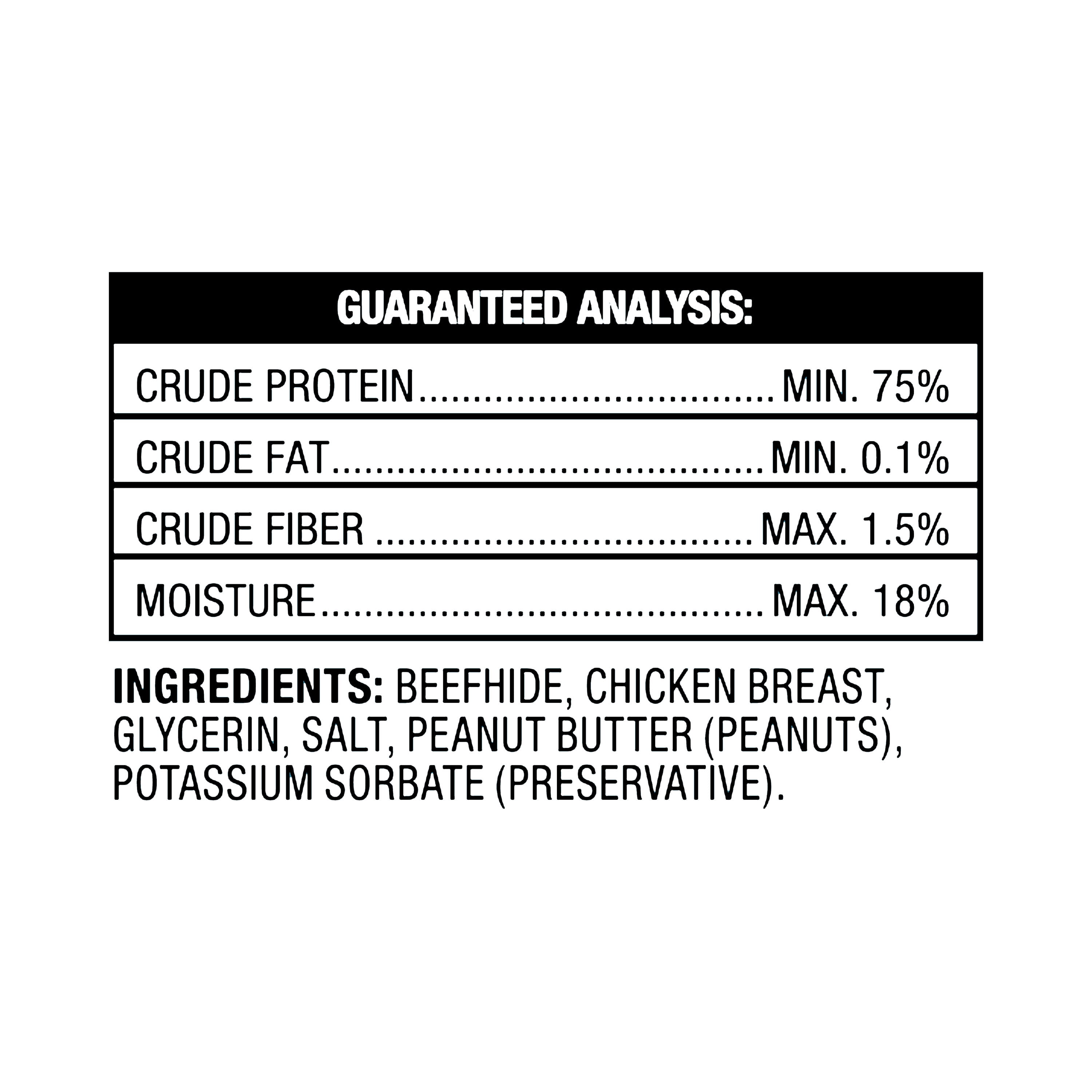 Ol' Roy Wrapped Rawhide Rolls with Chicken, Chews for Dogs, 5.93 oz, 4 Count