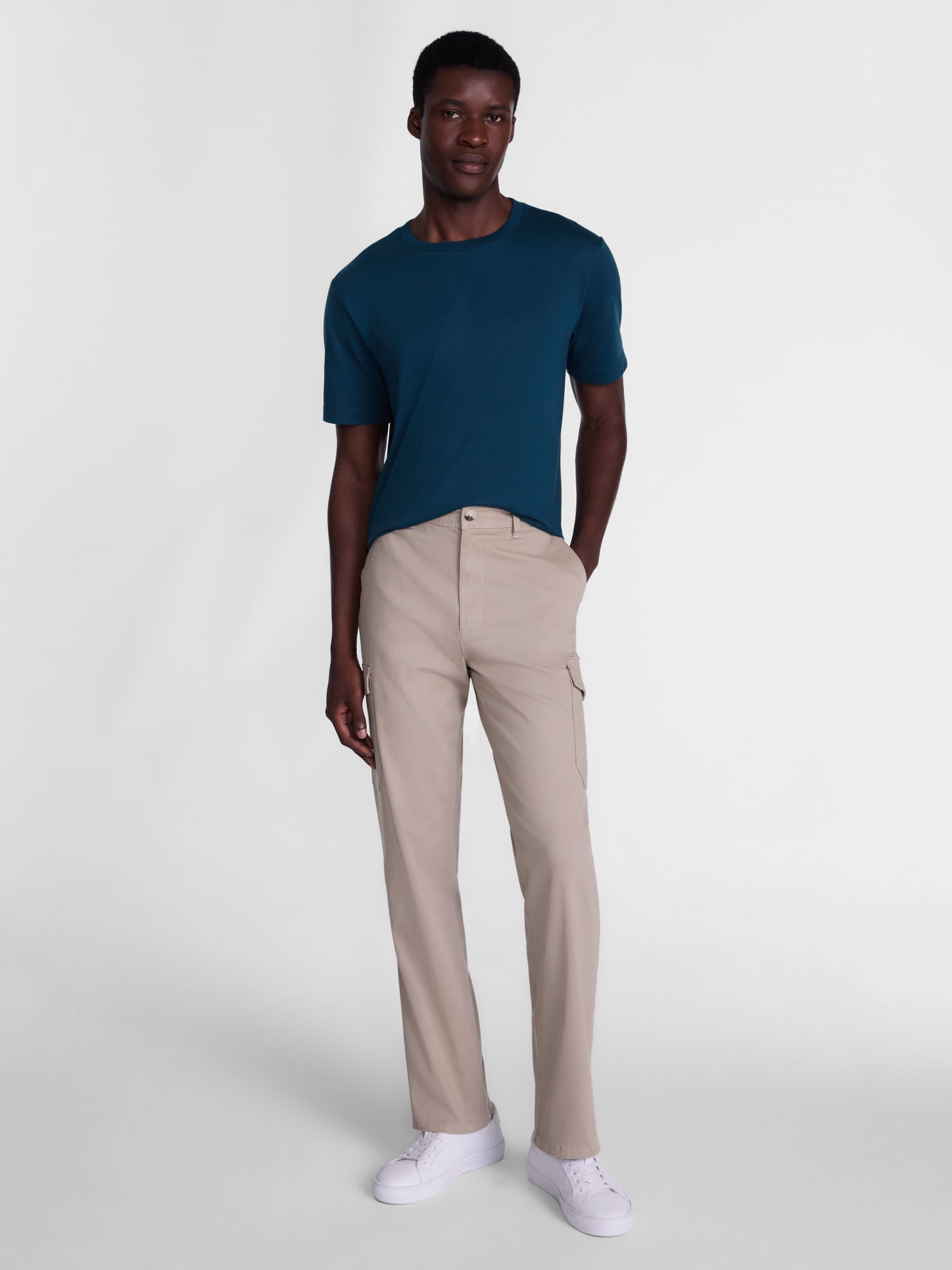 George Men's and Big Men's Crewneck Tee with Short Sleeves, Sizes XS-6XB