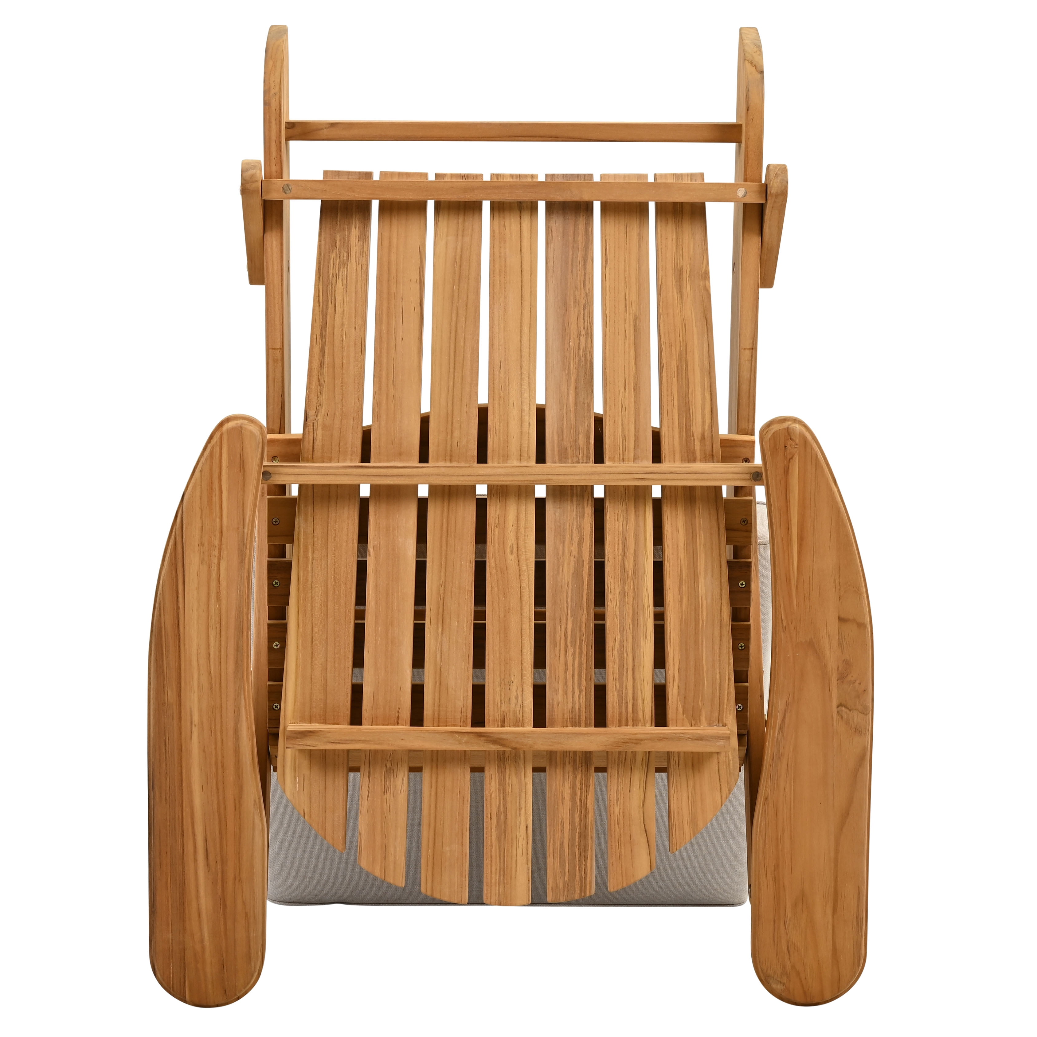 Safavieh Couture Alani Teak Adirondack Chair, Natural