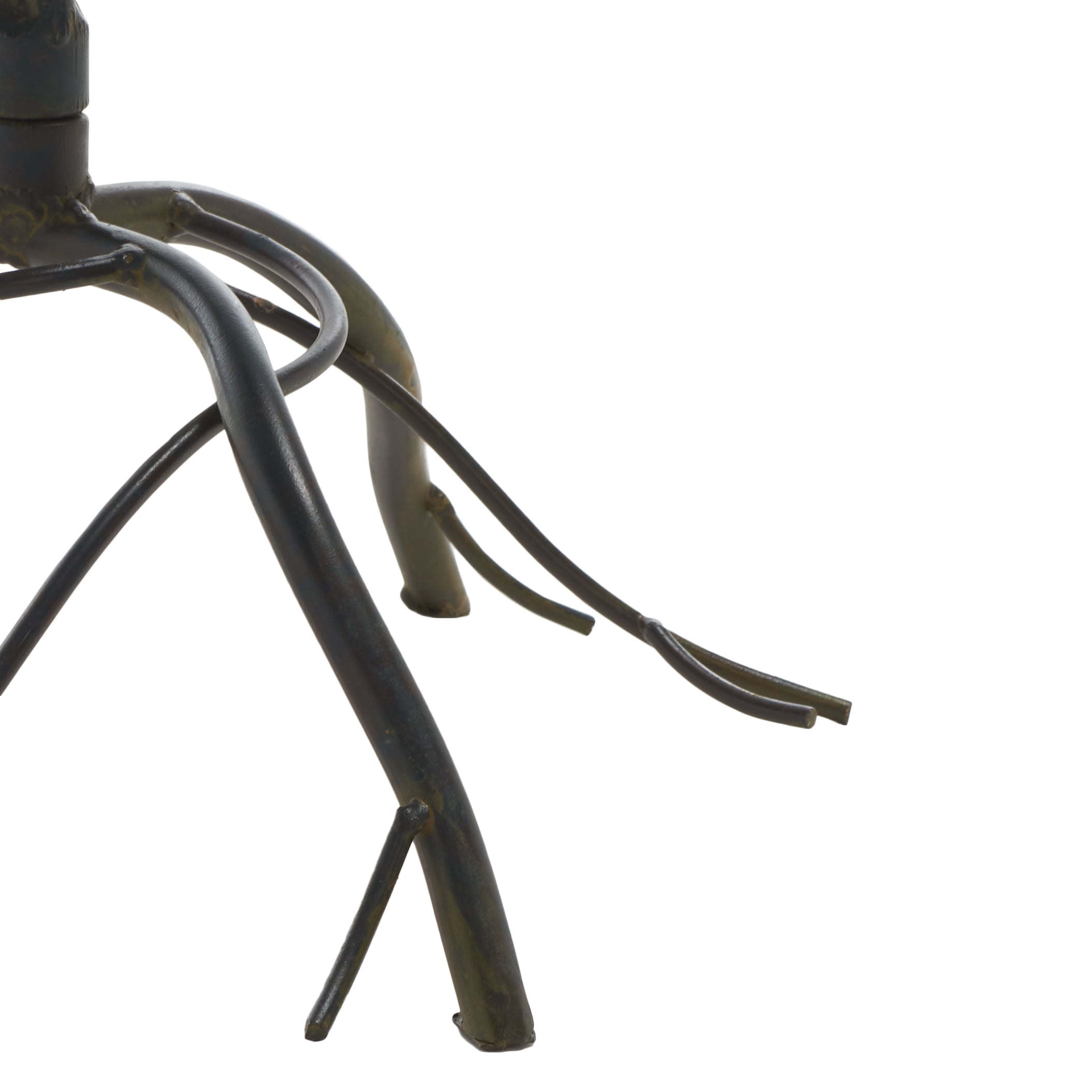 SAFAVIEH Nigel Outdoor Patio Bird Bath, Antique Black