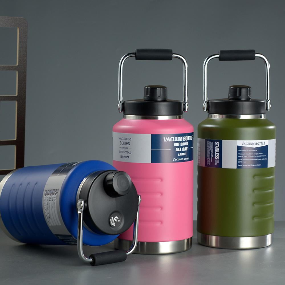 Pekkaxy Stainless Steel Insulated Water Bottle, 50 oz, Keeps Drinks Hot or Cold for 12 Hours, Perfect for Gym, Hiking, and Outdoor Adventures