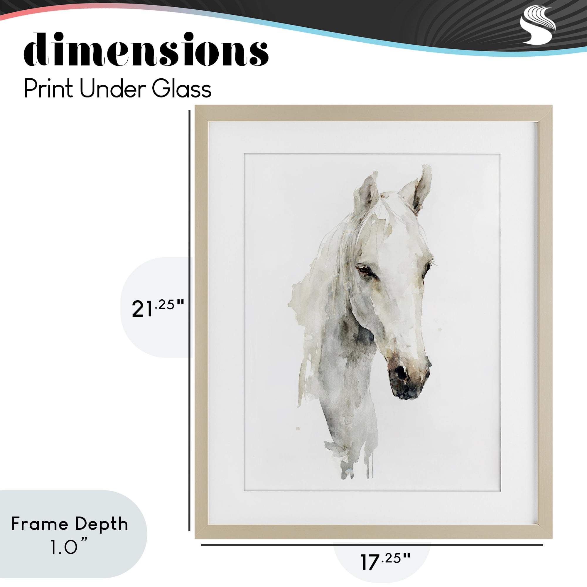 Stupell Industries Soul Of The Prairie Birch Framed Print Under Glass, design by Svetlana Aleynikova