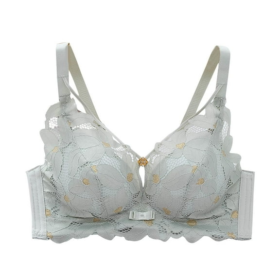 Snzhen Women's Plus Size Ultra-Thin Solid Color Bras for Everyday Comfort,Summer Wear and Sagging Support