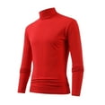 thumbnail image 3 of Mgmyaa Men's Winter High Neck Long Sleeve Shirt Casual Comfort Base Layers Undershirts for Men, 3 of 4