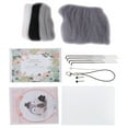 thumbnail image 4 of Needle Felting Starter Kit, Portable Eco-friendly Wool Needle Felting Kit  For Ute Animal Plush Doll DIY Making Material For Beginners 111# Energy Office Worker,112# Energy, 4 of 8