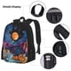 thumbnail image 3 of Balery Fantasy Cosmic Landscape Mochila escolar 3 en 1 para niños: mochila resistente con lonchera térmica y estuche para lápices. Mochila escolar para niños y niñas., 3 of 7