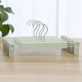 thumbnail image 5 of Juego de 20 bonitas perchas para pantalones, perchas para faldas, con 2 clips antideslizantes TUNC Sencillez, 5 of 5