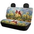 thumbnail image 2 of Uourmeti Cardinal Lily Sky Durable Car Seat Covers Full Set Car Seat Cover Sets, Car Interior Decor Compatible with most Cars SUV, 2 of 10