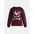 thumbnail image 5 of Christmas Women's Holiday Spirit Graphic Sweatshirt with Long Sleeves, Sizes XXS-XXL, 5 of 5