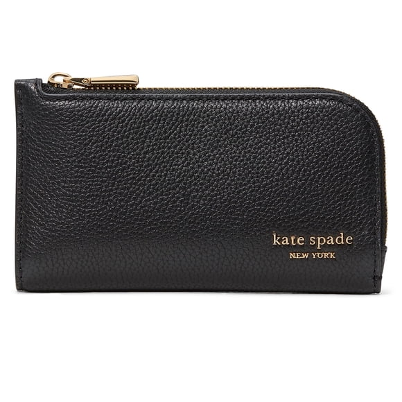 Billetera delgada Devin de cuero granulada kate spade new york