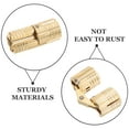 thumbnail image 3 of Shisuyan Invisible Design Brass Barrel Hinges Golden for Furniture 1Set, 3 of 8