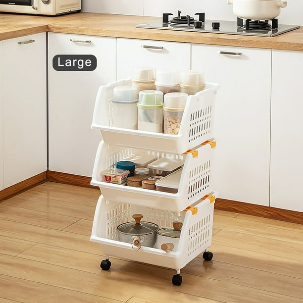 hometrends 3 Tier Round Wire Cart with Wheels - Walmart.ca  Space saving  kitchen, Kitchen furniture design, Sewing room organization