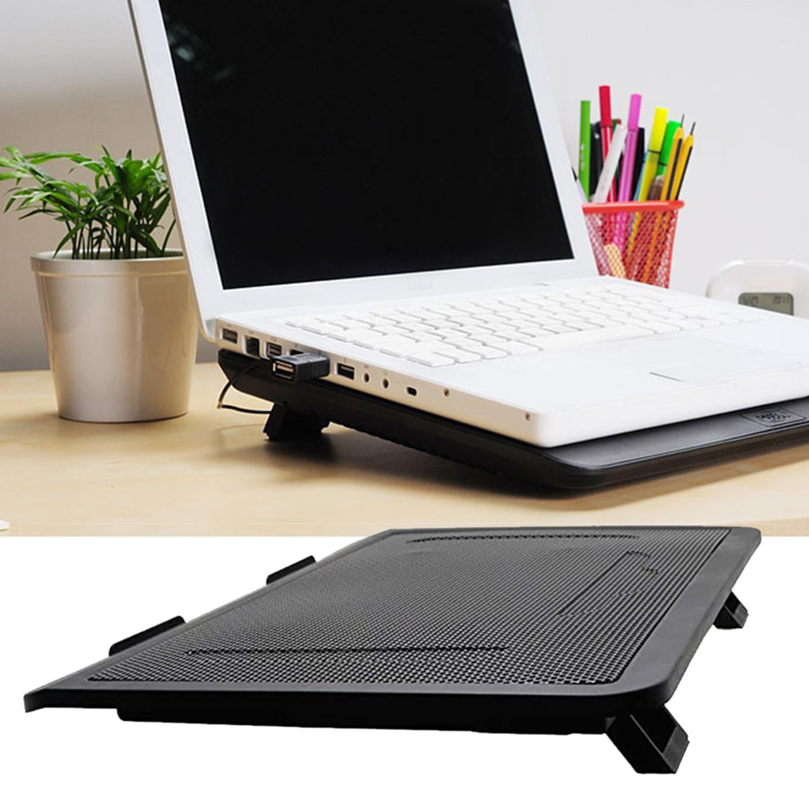 Laptop Cooling Pad Portable Ultra-Slim Quiet Laptop Notebook Cooling Pad Stand with 1 USB Fits 12-14 Inches
