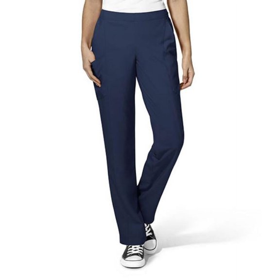 Women's Flat Front Double Cargo Scrub Pant