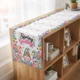 thumbnail image 6 of Table Runners 70 Inches Long Dress Scarves, Spring Gnomes Farmhouse Coffee/Dining/Kitchen Table Decor, Holiday Table Runner, Colorful Flowers Watercolor Butterfly Floral Plant 13x70 Inch, 6 of 9