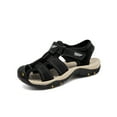 thumbnail image 1 of Sandales Décontractées pour Hommes, Extérieur, Bout Fermé, Randonnée, Légères, Confortables, Chaussures de Pêcheur, Noir, 12 US, 1 of 7