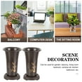 thumbnail image 5 of 2 Sets Tall Slim Tree Plant Pots Orchid Flower Containers Planter, 5 of 8