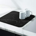 thumbnail image 3 of Coffee Bar Mat Rubber Dish Drying Mat For Kitchen Counter Coffee Mat for Home Bar Gift Kitchen Mat Coffee Bar Accessories Decorative Coffee Shop Chocolate Dish Drying Pad 16"X 18", 3 of 7