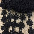 thumbnail image 2 of Black Daisy Floral Lace, Fabric By the Yard, 2 of 2