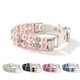 thumbnail image 2 of Dog Pearl Collar Artificial Pearls Rhinestone Dog Collar PU Leather Adjustable Pet Collars for Dogs Cat Puppy Kitten Accessories qym unisex, 2 of 2