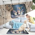 thumbnail image 7 of Qxltty Three Cute Cartoon Penguins Cat litter Pads Pet Set of 2 Diaper Mats Center Anti-leakage Layer Absorbent Soft and Comfortable, 7 of 7