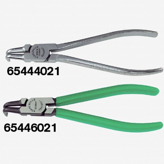 Stahlwille 6544 Internal Circlip Pliers, bent 90 deg., size J01, 8-13mm - Checkered
