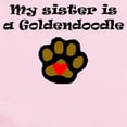 thumbnail image 2 of CafePress - My Sister Is A Goldendoodle Body Suit - Long Sleeve Cotton Baby Bodysuit, 2 of 4