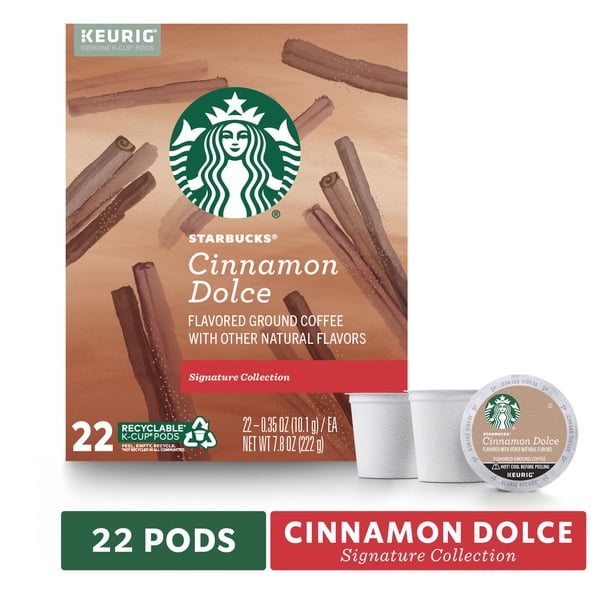 Starbucks Blonde Roast K Cup Coffee Pods Cinnamon Dolce For