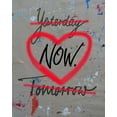 thumbnail image 2 of Holzner, Renate 12x14 Black Ornate Wood Framed with Double Matting Museum Art Print Titled - Yesterday Now Tomorrow, 2 of 4