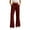 Wine(womens pants), variant on ZHYou No Boundaries Womens Flared Sweatpants,Elastic Drawstring Waist Loose Fit Casual Comfy Trousers with Pockets,Wine,Size XL