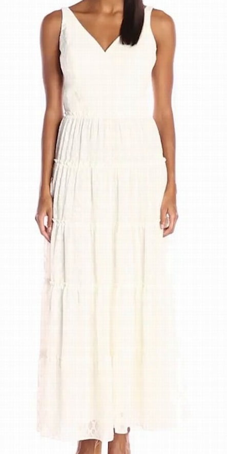 tommy hilfiger tiered maxi dress
