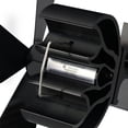 thumbnail image 4 of TFixol 4-Blade Silent Black Fireplace Fan with Overheat Protection, High-Temp Resistant Aluminum Design, Efficient Heat Distribution, 1400 RPM, ≤24dB Noise Level, 4 of 6