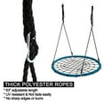 thumbnail image 2 of 40" Hammock Superior Load-bearing Spider Web Design Multi-seater Indoor & Outdoor use kids Round sport Swing Hanging Chair for Summer Winter Camp Base Park, 2 of 5