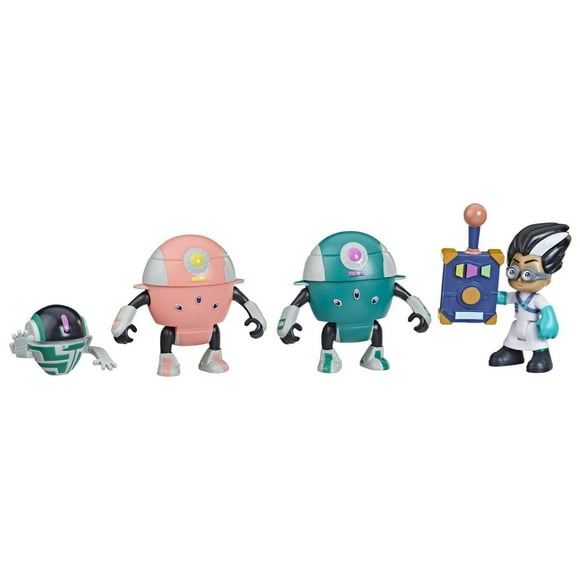 PJ Masks Romeo Robot Mission Action Figure Set, Preschool Toy with 4 Action Figures and Accessory