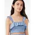 thumbnail image 5 of Free Assembly Ruffle Bandeau & Shorts Outfit Set (Girl's), 2-Piece Set, Sizes 4-18, 5 of 5