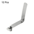 thumbnail image 3 of Uxcell 12pcs Single Button Kayak Paddle Snap Spring Clip 55x12mm V Shaped Hollow Lift Telescopic Locking Pole Clips, 3 of 5