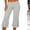 05# Light Gray, variant on Women Studded Gaucho Pants Low Rise Flare Culottes Wide Leg Cropped Pants Y2k Rivet Capri Gauchos Brown M