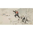 thumbnail image 2 of Mizuno Toshikata 24x14 Gold Ornate Framed and Double Matted Museum Art Print Titled - Captain Higuchi (1895), 2 of 4